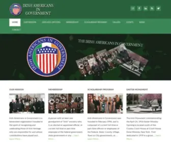 Iagovt.org(Irish Americans In Government) Screenshot