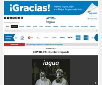 Iagua.es(Noticias, empresas y blogs) Screenshot
