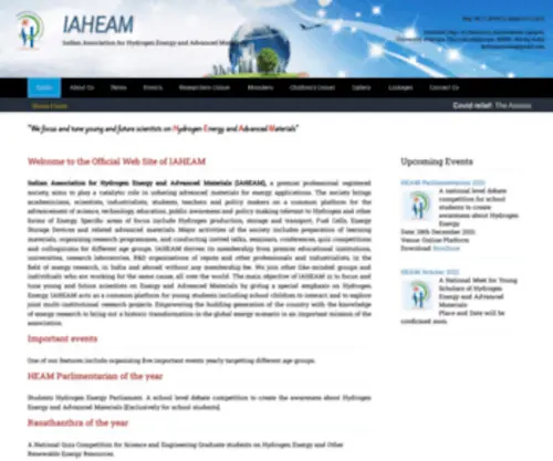 Iaheam.org(Iaheam) Screenshot