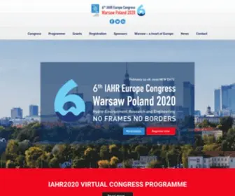 Iahr2020.pl(IAHR 2020) Screenshot