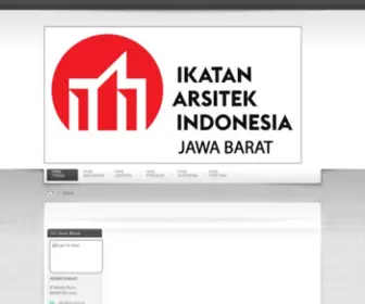 Iaijabar.org(Ikatan Arsitek Indonesia Jawa Barat) Screenshot