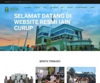 Iaincurup.ac.id(Institut Agama Islam Negeri Curup) Screenshot