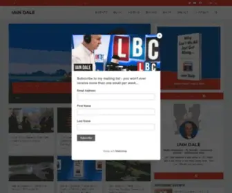 Iaindale.com(Iain Dale) Screenshot