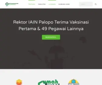 Iainpalopo.ac.id(Moto situs Anda bisa diletakkan di sini) Screenshot