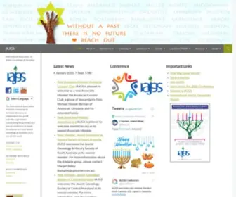 Iajgs.org(International Association of Jewish Genealogical Societies) Screenshot