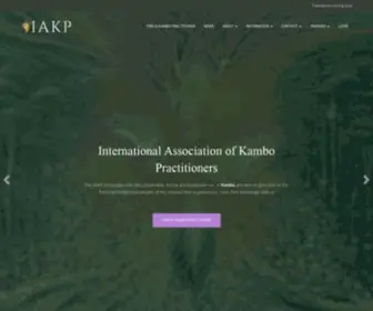 Iakp.org(International Association of Kambô Practitioners) Screenshot
