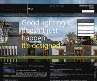 Iald.org(International Association of Lighting Designers) Screenshot