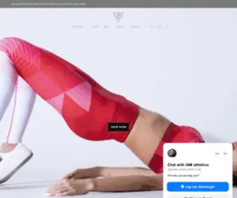 Iam-Athletica.com(Women activewear Buy online) Screenshot