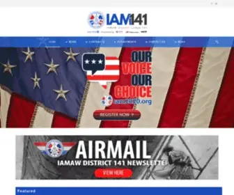 Iam141.org(IAMAW District 141) Screenshot