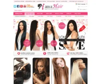 Iamahair.com(Remi Human Hair Weaves) Screenshot