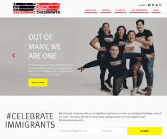 Iamanimmigrant.com(June is Immigrant Heritage Month) Screenshot