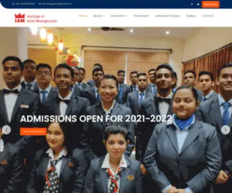 Iambelagavi.com(Hotel Management Course) Screenshot