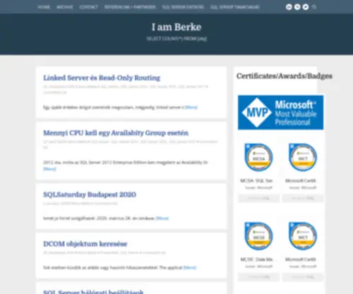 Iamberke.com(I am Berke) Screenshot