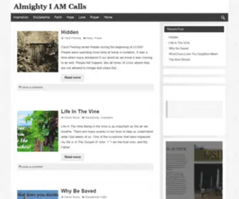 Iamcalls.com(Almighty I AM Calls) Screenshot