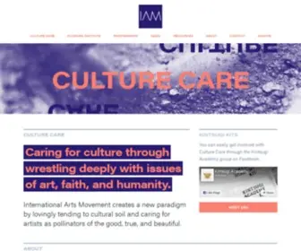 Iamculturecare.com(IAM Culture Care) Screenshot