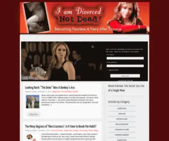 Iamdivorcednotdead.com(Divorced single mother) Screenshot