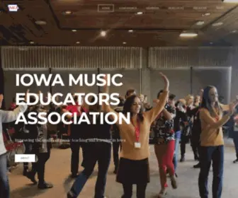 Iamea.org(Iowa Music Educators Association) Screenshot
