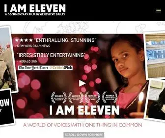 Iameleven.com(I AM ELEVEN) Screenshot