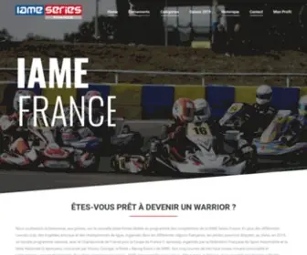 Iameseriesfrance.com(Iame Series France) Screenshot