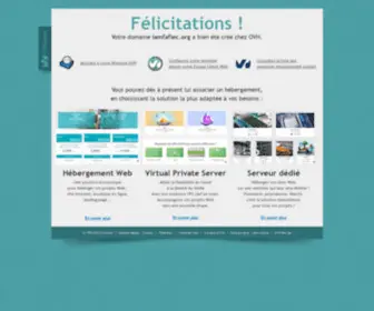 Iamfafiec.org(OVHcloud accompagne votre évolution grâce au meilleur des infrastructures web) Screenshot