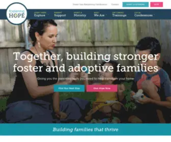 Iamfosteringhope.org(Fostering Hope) Screenshot