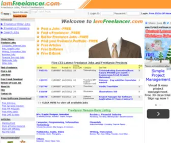 Iamfreelancer.com(Freelance jobs) Screenshot