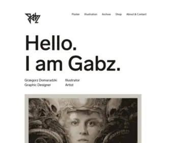 IamGabz.com(Portfolio of Grzegorz Domaradzki) Screenshot