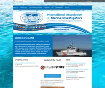 Iamimarine.org(About Us) Screenshot