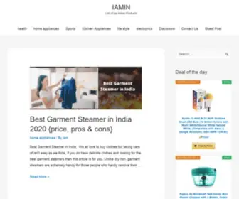 Iamin.in(List of Top Indian Products Top Rated) Screenshot