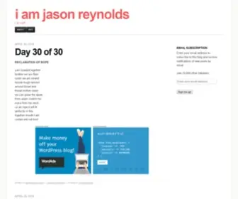 Iamjasonreynolds.com(I am jason reynolds) Screenshot