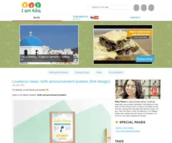 Iamkika.com(Cooking real food) Screenshot