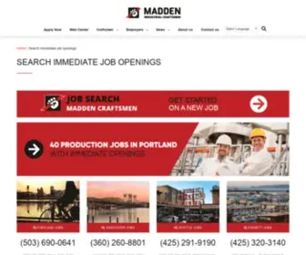 Iammadden.com(Search immediate job openings) Screenshot