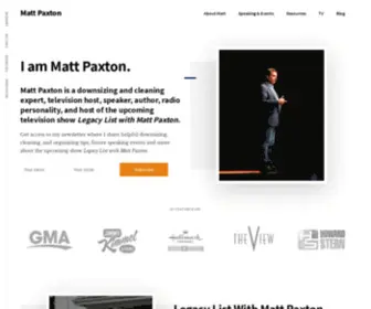 Iammattpaxton.com(Matt Paxton) Screenshot