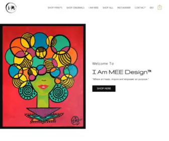 Iammeedesign.com(Where Art Heals) Screenshot