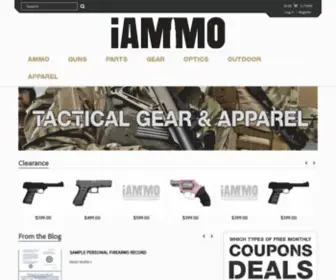 Iammo.com(Cheap Ammo & Discount Handguns) Screenshot
