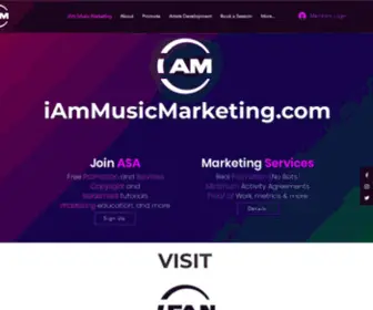 Iammusicmarketing.com(Music Marketing) Screenshot