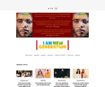 Iamnewgeneration.co.uk(I Am New Generation) Screenshot