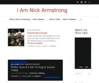 Iamnickarmstrong.com Screenshot