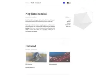 Iamnop.com(Nop Jiarathanakul) Screenshot