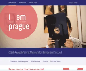 Iamprague.eu(Czech Republic’s First Museum for Illusion and Trick Art) Screenshot