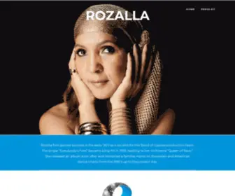 Iamrozalla.com(The Official Website Of Singer & Songwriter) Screenshot