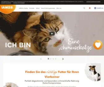 Iams.ch(Iams Hunde) Screenshot