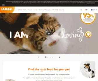 Iams.eu(Iams) Screenshot