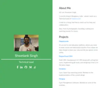 Iamshwetank.com(Shwetank Singh) Screenshot