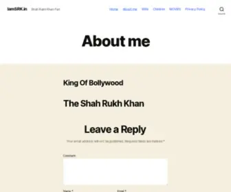 Iamsrk.in(Shah Rukh Khan Fan) Screenshot