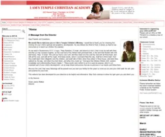 Iamstemple.org(I AM's Temple Christian Academy) Screenshot