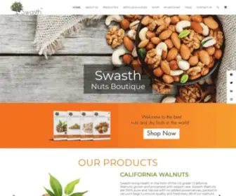 Iamswasth.com(Buy dry fruits online in india) Screenshot