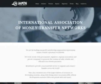 Iamtn-Network.org(The International Association of Money Transfer Networks (IAMTN)) Screenshot