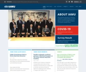 Iamu-EDU.org(International Association of Maritime Universities) Screenshot