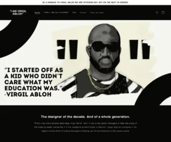 Iamvirgilabloh.com(Iam Virgil Abloh) Screenshot